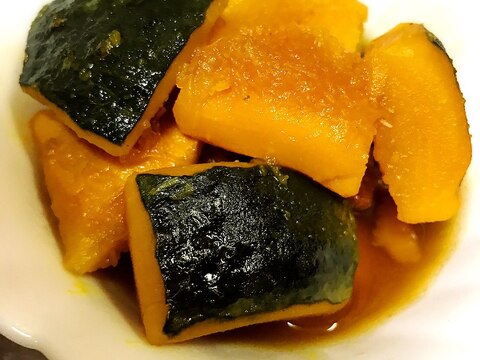 時短☆レンジでかぼちゃの煮物